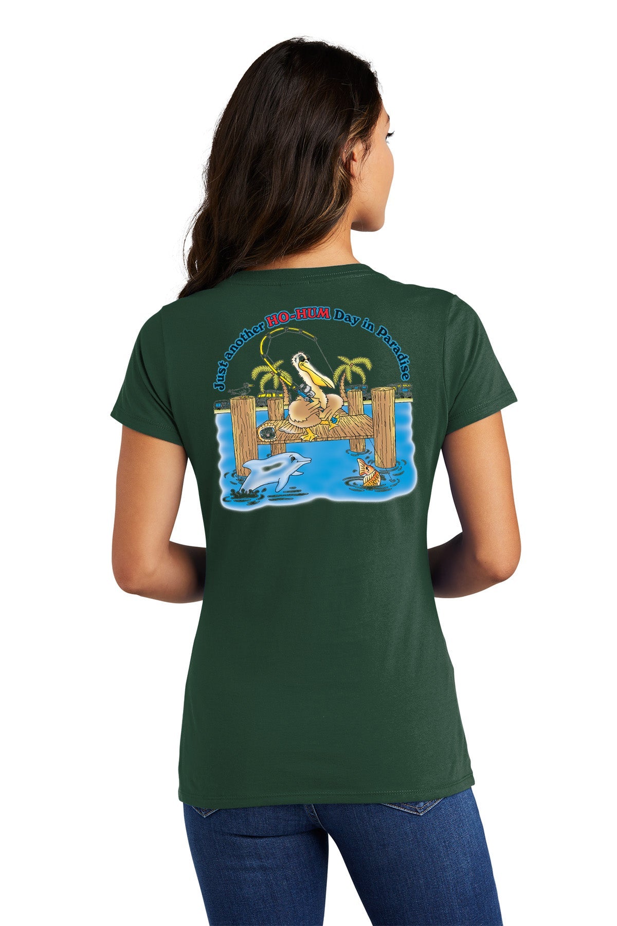 Ho-Hum Logo Ladies V-Neck