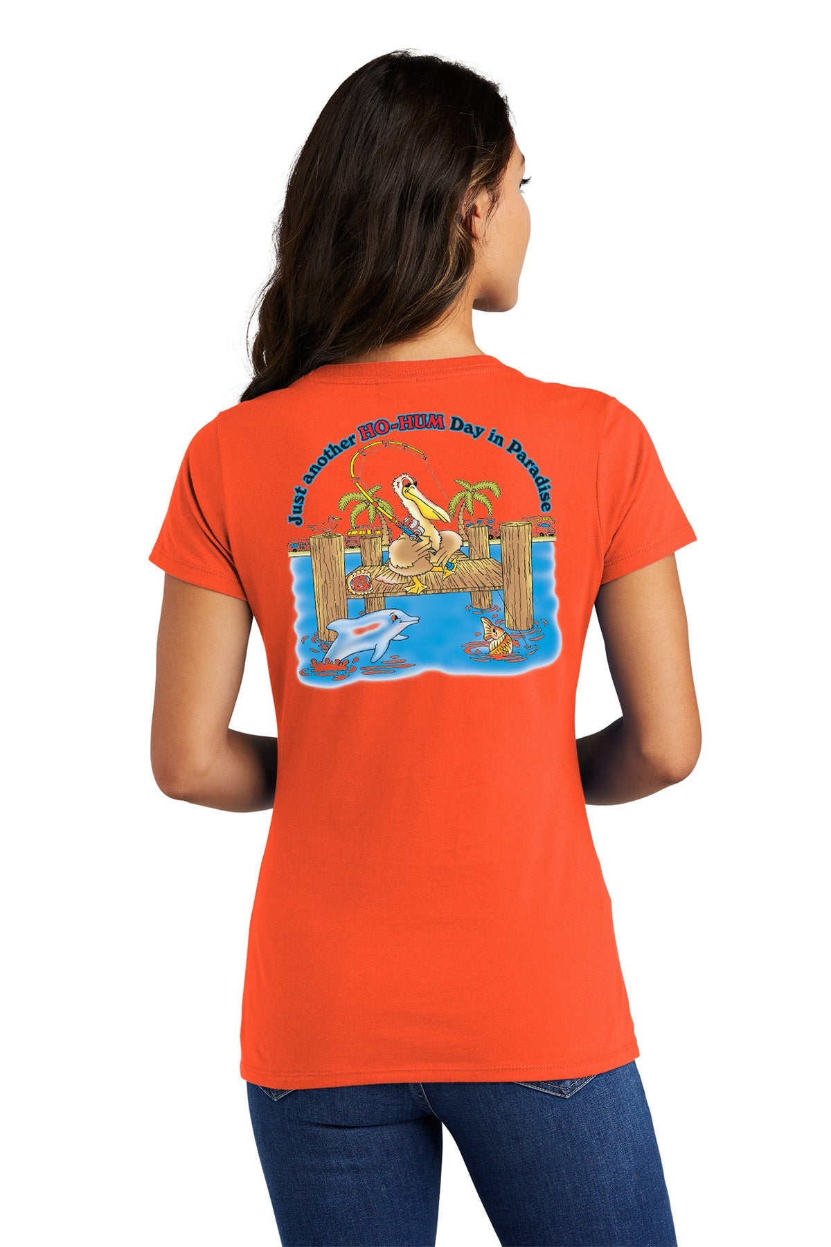 Ho-Hum Logo Ladies V-Neck
