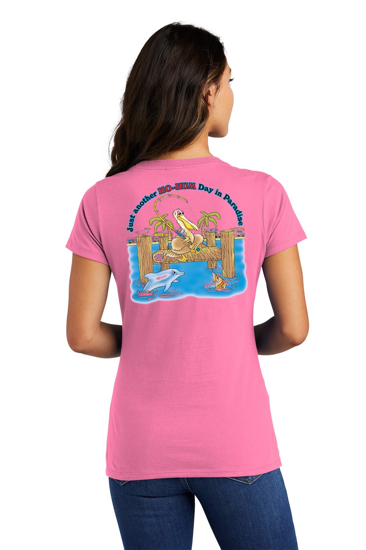 Ho-Hum Logo Ladies V-Neck