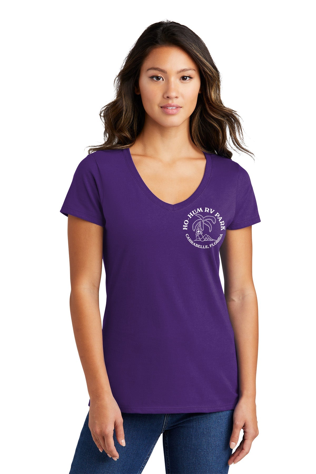 Ho-Hum Logo Ladies V-Neck
