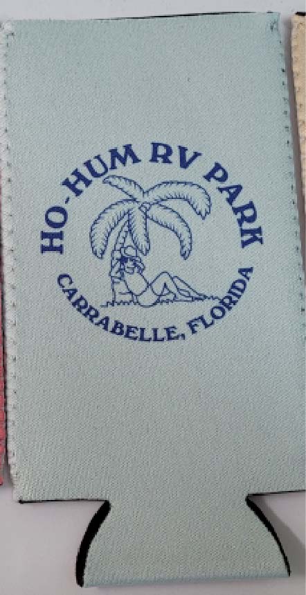 Ho-Hum Logo Tall Can Cooler