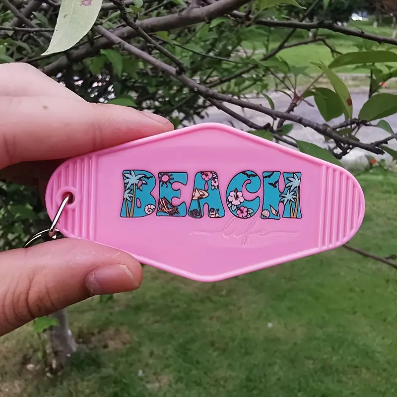 BEACH Life Keychain