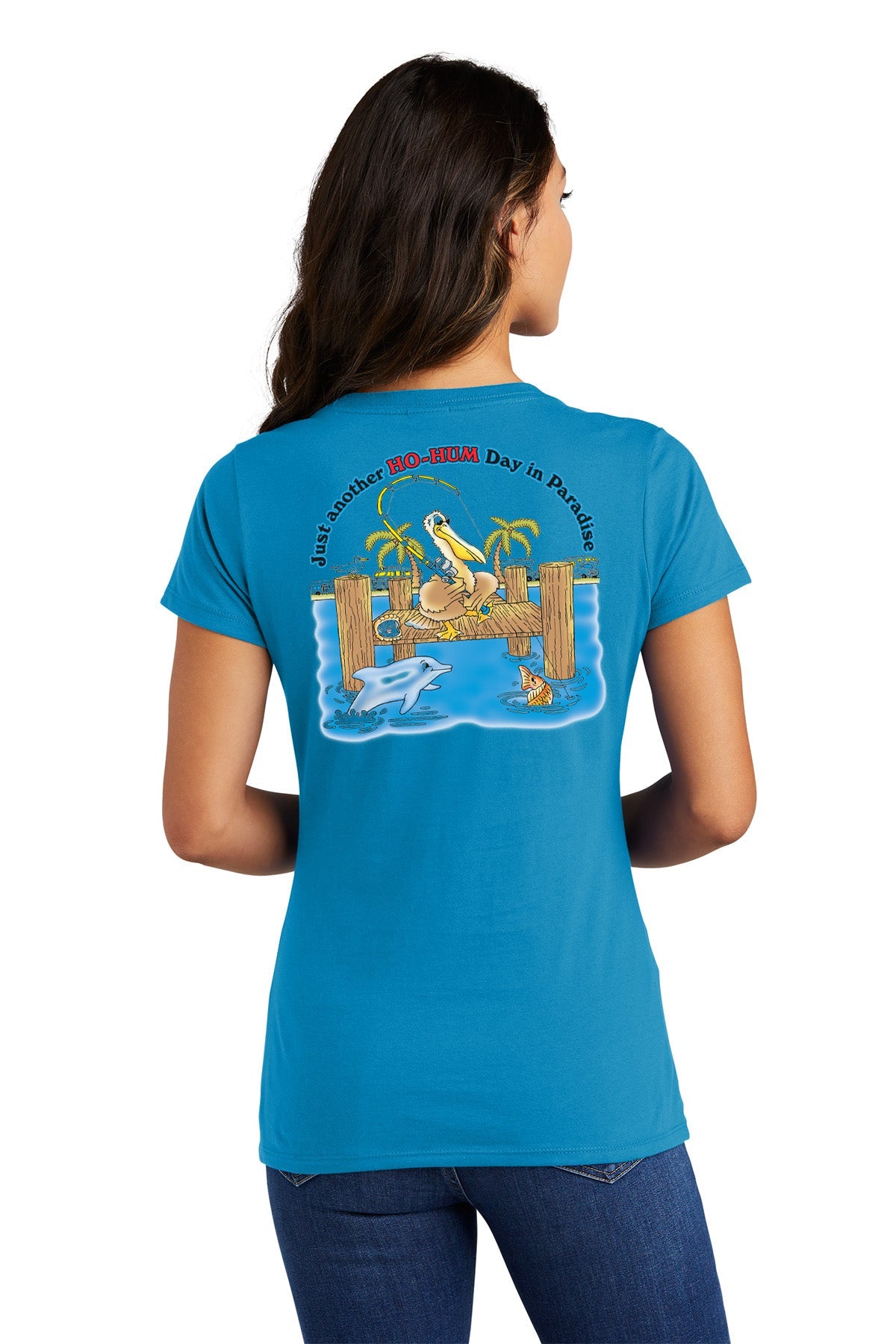 Ho-Hum Logo Ladies V-Neck