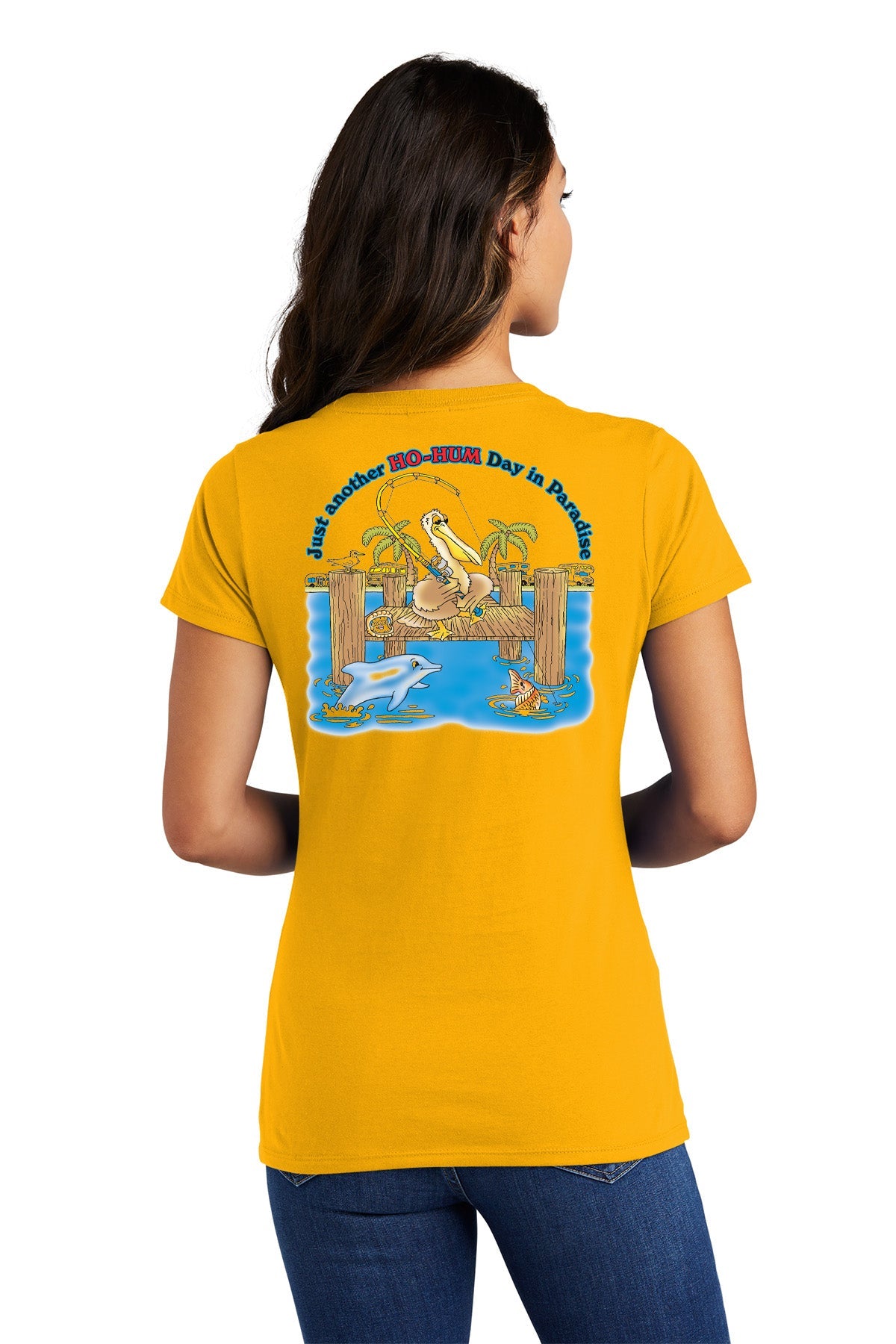 Ho-Hum Logo Ladies V-Neck
